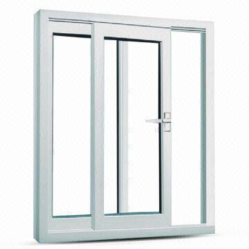 Ventana corrediza simple en color negro.